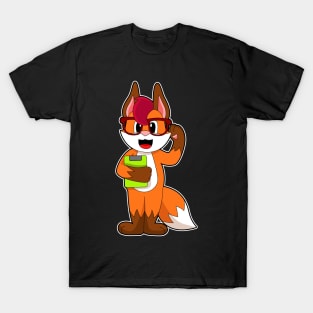 Fox Secretary Notepad T-Shirt